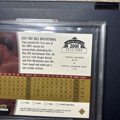 スコアアップ English 2001年 1035 Tiger Woods 2001 Upper Deck Championship Collection /3000 Beckett