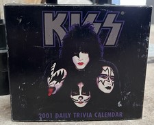 Kiss Vintage 2001 Daily Trivia Calendar Unused In Original Box Excellent Cond