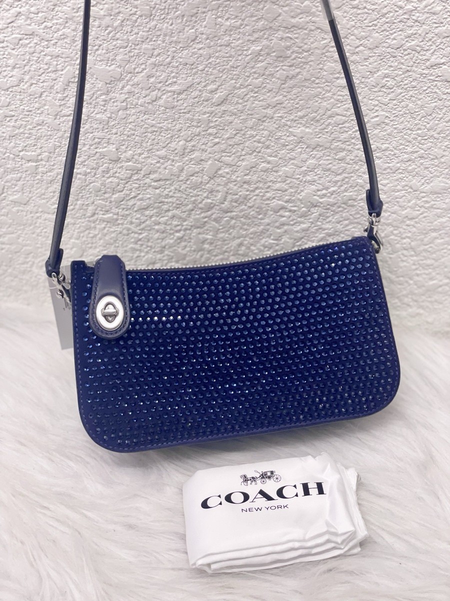 COACH ネイビーブルーハンドバッグ NWT Coach Penn Shoulder Bag With