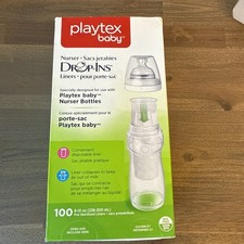 Playtex Baby Nurser Drop-Ins Liner Baby Bottle,Breastfeeding, 8 Oz, 100 Count