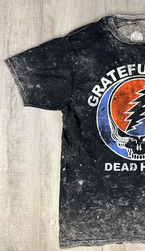 Grateful Dead Shirt Dead Head Bleach Tie Dye Chest 36” - Length 26” Adult Men M - Picture 8 of 17