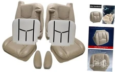  Driver & Passenger Side Bottom & Top Lean & Foam Cushion & Medium Neutral Tan
