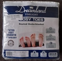 Electric Heated Underblanket KINGSIZE New Never Used by Dreamland Starlight