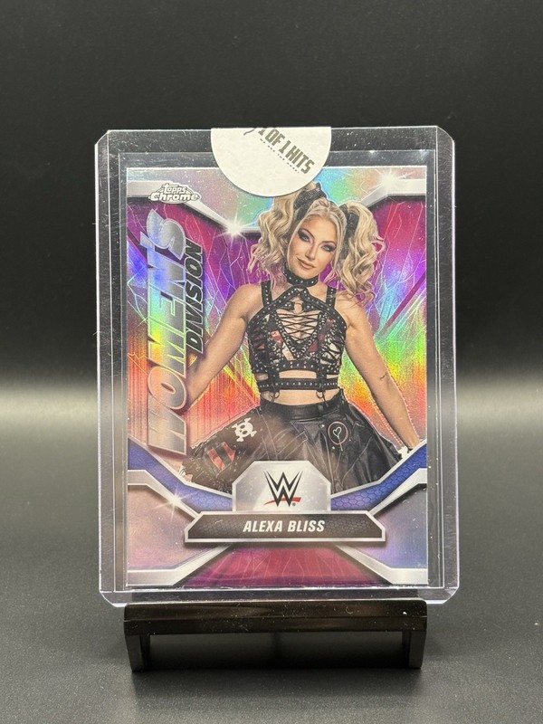 2026 TOPPS Chrome Wwe Alexa Bliss Women’s Division Refractor