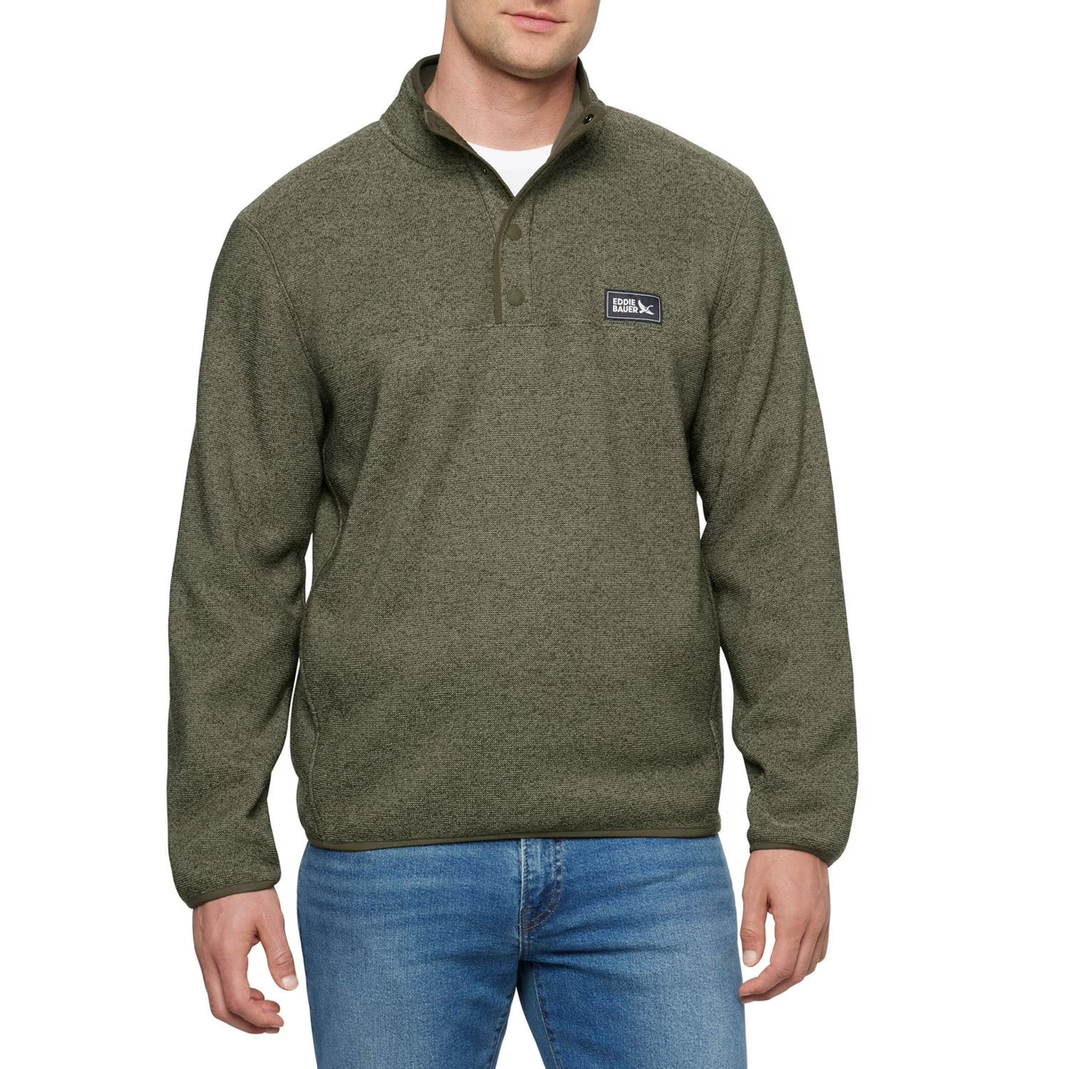 Eddie Bauer Men's Sweater Fleece Size S Green | eBay