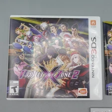 Project X Zone 2 Nintendo 3DS 2016 Complete CIB w manual cart case
