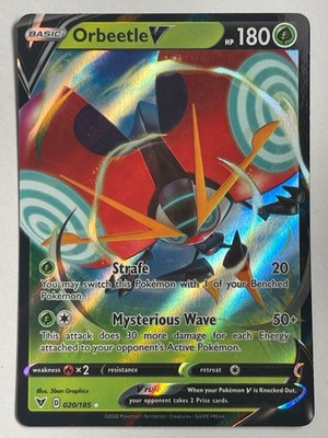 Orbeetle V Holo Ultra Rare SWSH04: Vivid Voltage 020/185 NM