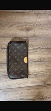Louis Vuitton Pochette Accessoires Shoulder Bag Brown Canvas