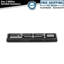 OEM Chrome Fender Emblem Nameplate For 05-07 Ford F250 Lariat Super Duty