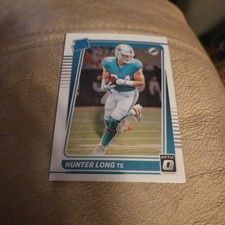2021 Donruss Optic Football Rated Rookies #281 Hunter Long - Miami Dolphins