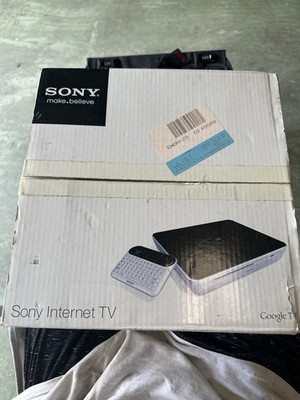 **COLLECTORS ALERT**  NIB Sony Internet TV Google TV -set box top with TV remote