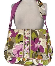 Vera Bradley Portobello Road Floral Messenger Baby Diaper Bag w/Changing Pad NEW