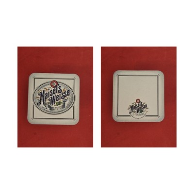 Maisel Bayreuth blue font brewery beer mat Beermat