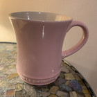 Le Creuset Ceramic Mug - Chiffon Pink Exterior, White Interior Coffee Cup — photo 1