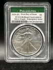 2020-P PCGS BU Silver Eagle Emergency Issue $1 First Day of Issue US Coin D106