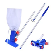 Jet Vacuum W/ 6 Section Poles of 57" for Frame Aboveground/Inflatable Pool 