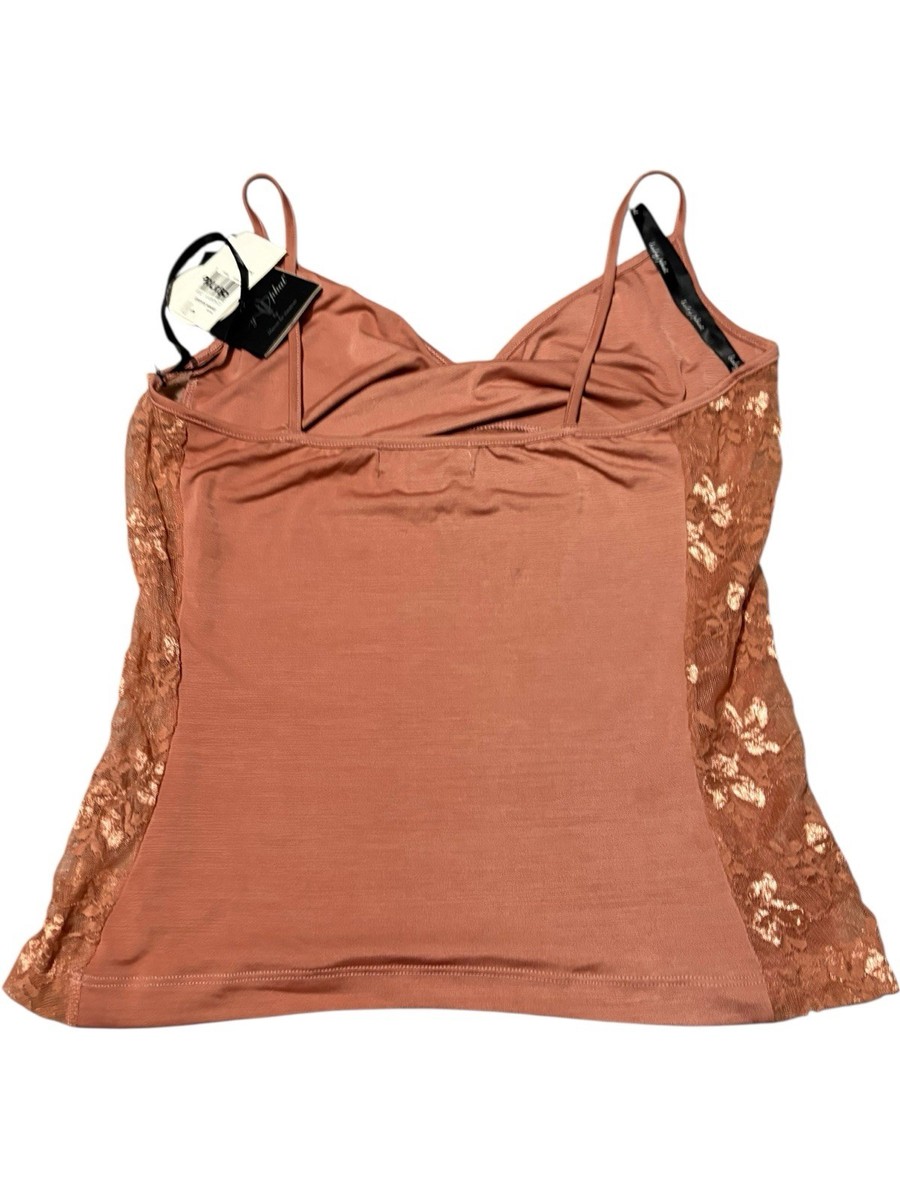 NWT VTG 90s Y2k Baby Phat Camisole Lace Tank Top Cat Logo