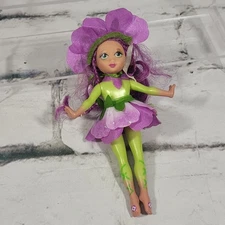 Barbie Fairytopia Petal Pixies Fairies 5" Doll  Mattel 2004 Purple Hair