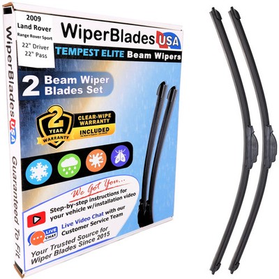 For 2009 Land Rover Range Rover Sport Wiper Blades w/2yr Warr Front Set/2 Wipers