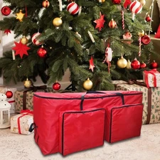 Christmas Tree Storage Bag Dustproof Container for Holiday Decoration Wreath