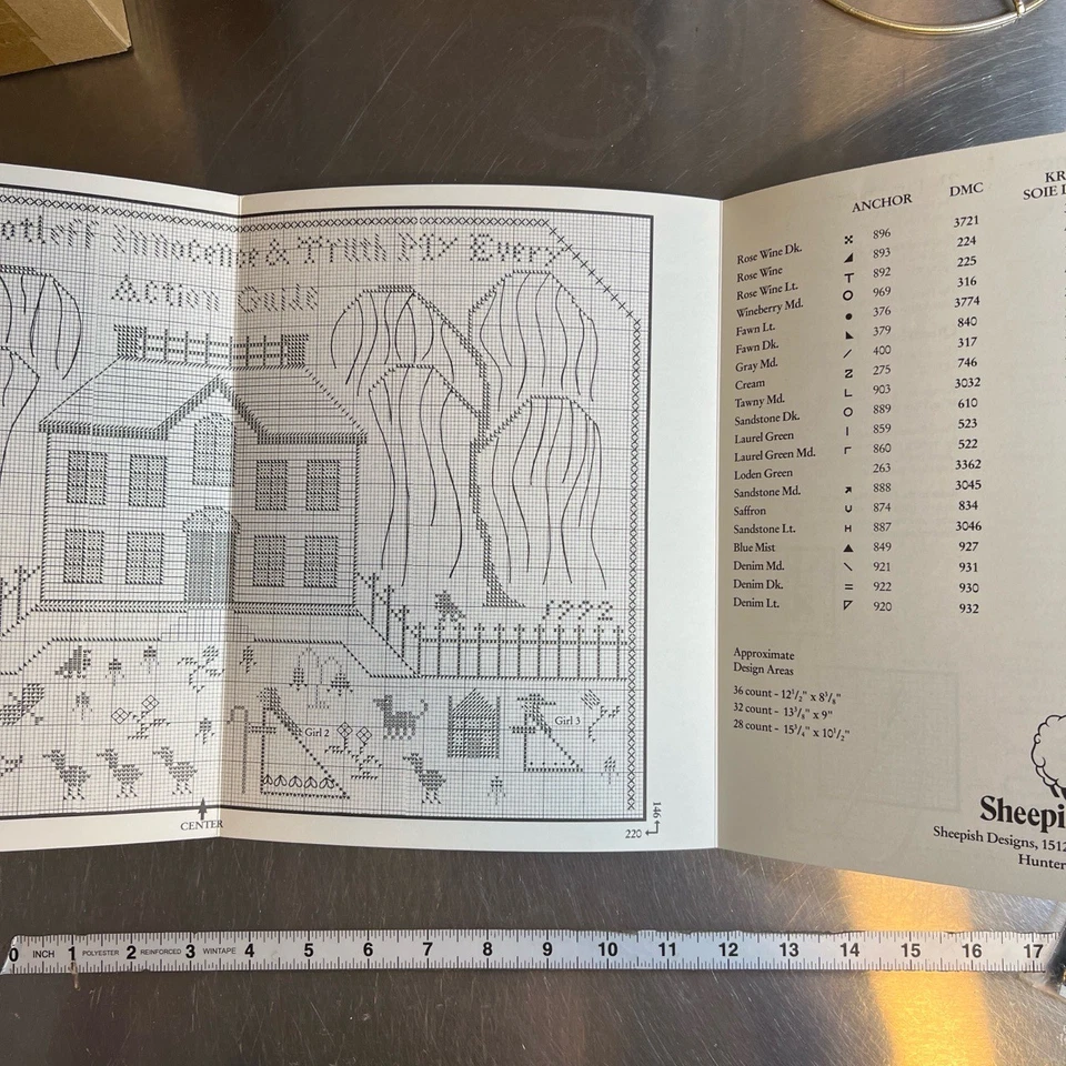 Sheepish Designs Spotless Innocence Crossstitch Sewing Pattern Booklet - Image 2 of 4