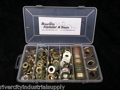 Grade 8 SAE EXTRA THICK Flat Washer Assortment sprint midget micro mini 200 pcs