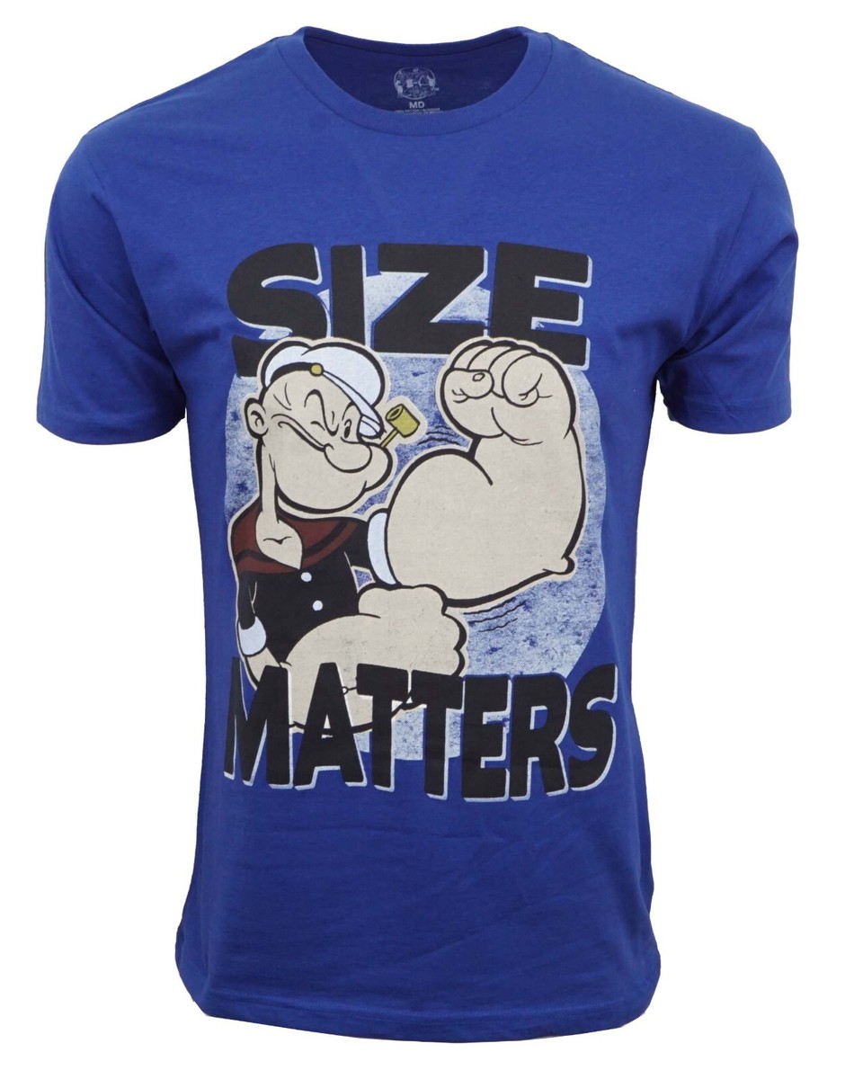 POPEYE SIZE MATTER MENS T SHIRT
