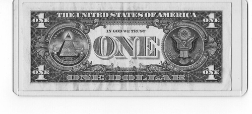 $1 BIRTHDAY / TOMBSTONE NOTE "19011968"; JANUARY 19, 1968; 1901-1968, GAS PUMP - Picture 3 of 3