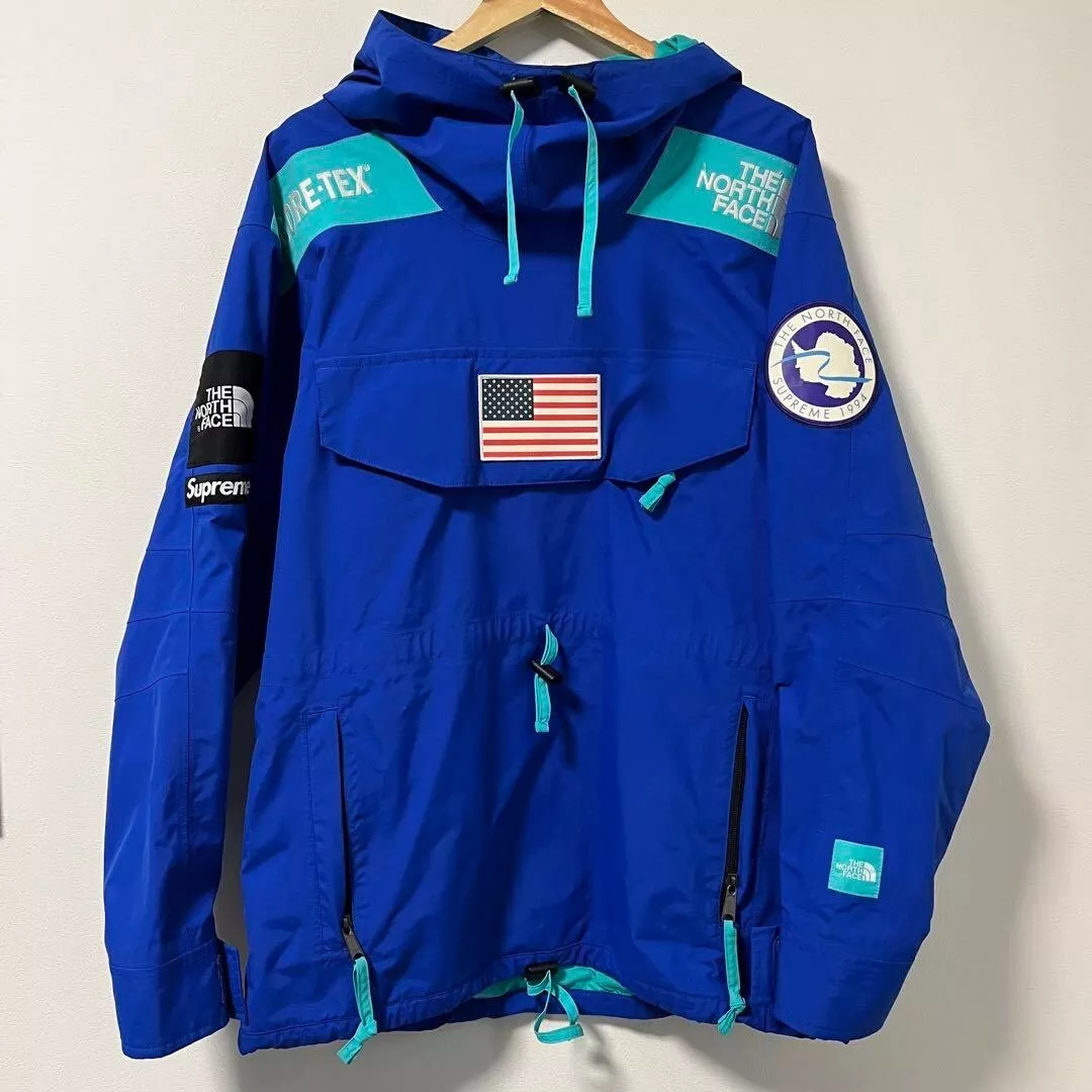 Parka Supreme The North Face Trans Antarctica bleu taille M nylon 100% montagne