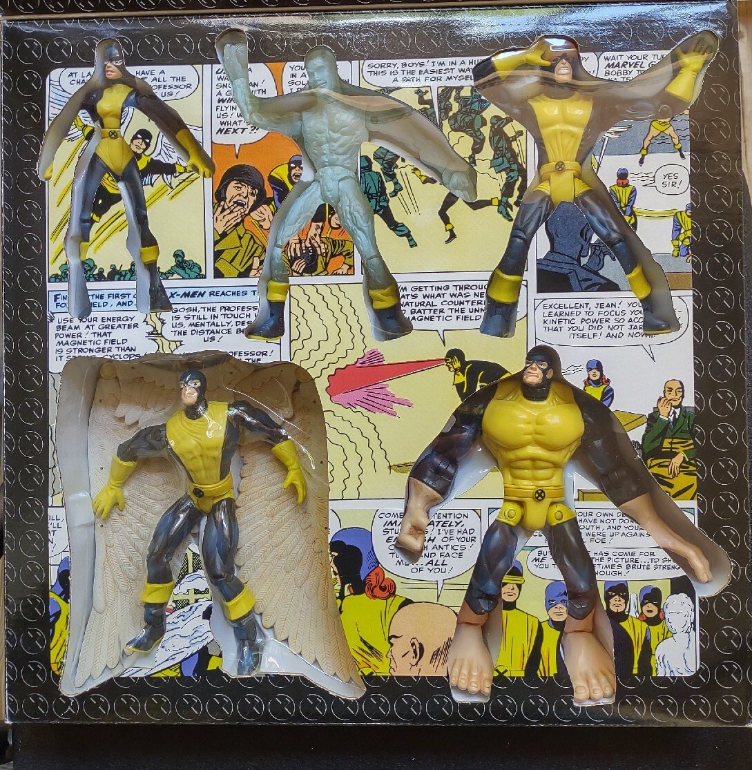 MARVEL X-MEN 初代5体セットToy Biz コレクターエディション 1997 ToyBiz Original X-Men Marvel Collector Editions 5 Figure Set