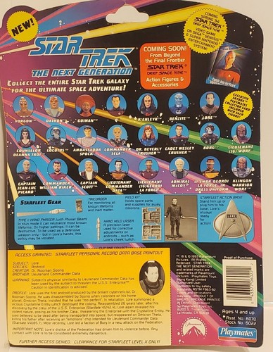 Star Trek The Next Generation 1992 6" Action Figure "YOU PICK" NEW!!! - Picture 48 of 115