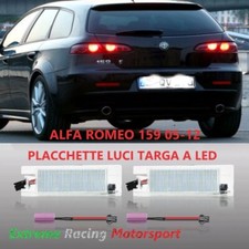 ALFA ROMEO 159 05-12 PLACCHETTE A LED LUCI TARGA 18 LED SPECIFICHE CANBUS NO ERR
