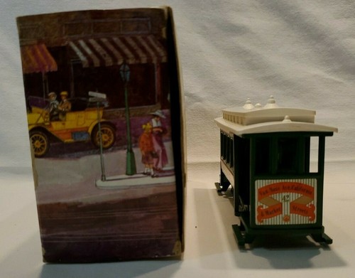 Vintage Avon Cable Car Decanter with Wild Country Aftershave (full) and Box - Picture 5 of 8