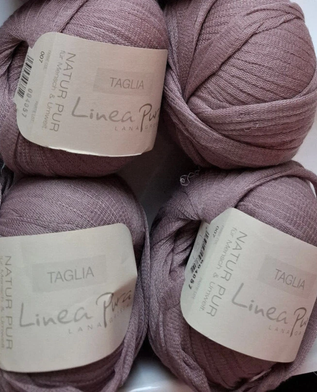 (79€/kg): 50 g LG LINEA PURA TAGLIA, weiches Sommerbändchen, Baumwolle, Farbwahl - Bild 4 von 4