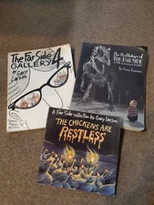 3 vintage Far Side: The Far Side® Gallery 4 18 by Gary Larson ( Paperback) plus 