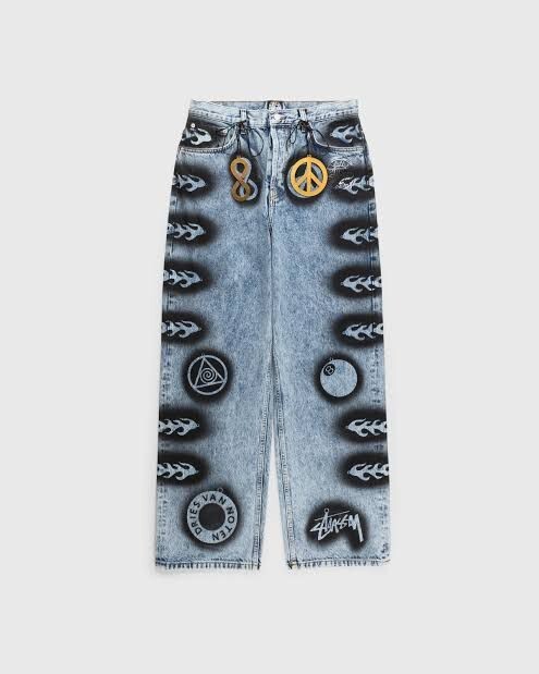 Stüssy x Dries van Noten – Stencil Jeans $425.00 H | eBay Stüssy x Dries van Noten – Stencil Jeans $425.00 H | eBay