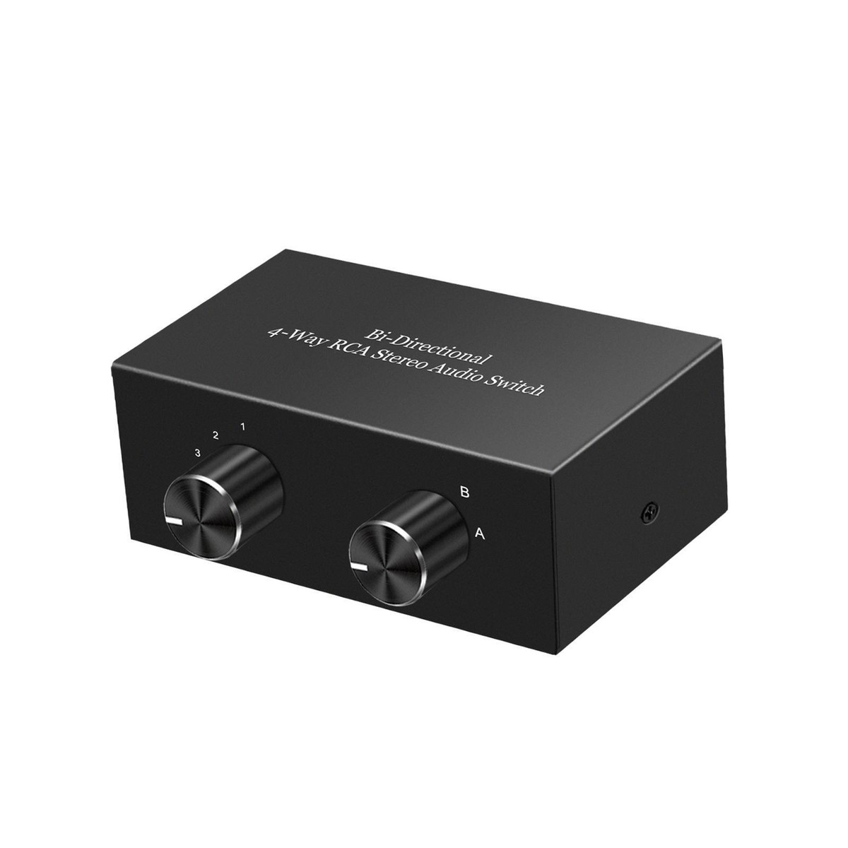 2-Wege Cinch Audio Switch RC21 – Schalter Für 2 Eingänge/1 Ausgang Oder 1 Eingang/2 Ausgänge