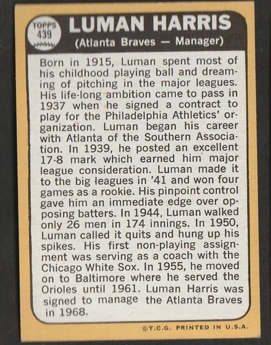 1968 Topps Baseball Cards Scegli una carta a scelta 295-660 EX X-MT 1/25 Set Break - Foto 264 di 490
