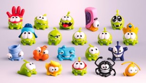 om nom cut the rope toys