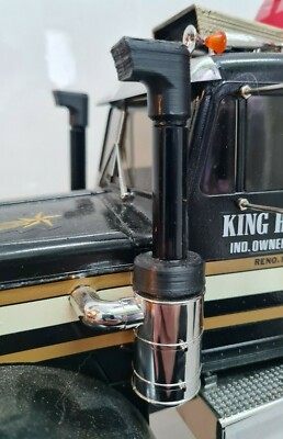 1:14 Tamiya King Hauler Air Box High Level Raised Intake Schnorchel Filter x2 Paar