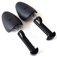 2 Pairs Plastic Adjustable Keepers Support Stretcher Shoe Shapers Men Shoes Tree