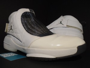 2004 OG NIKE AIR JORDAN XIX 19 WHITE CHROME FLINT GREY BLACK 307546-102 14 | eBay