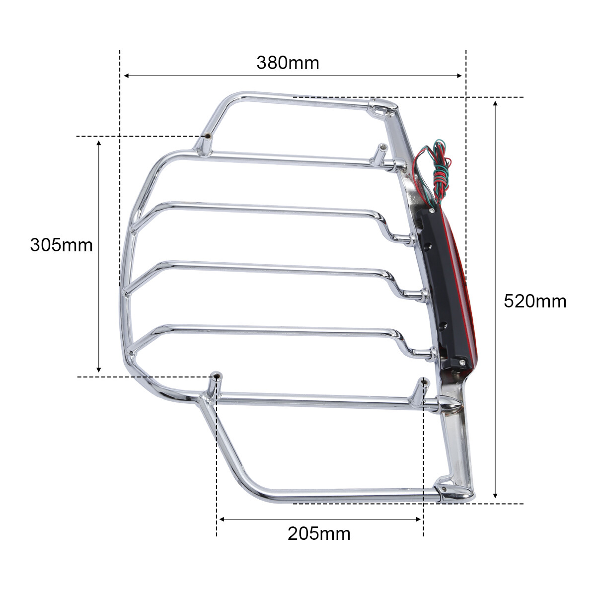 Chrome Trunk Luggage Rack Fit For Harley Road King Glide 1993-2013