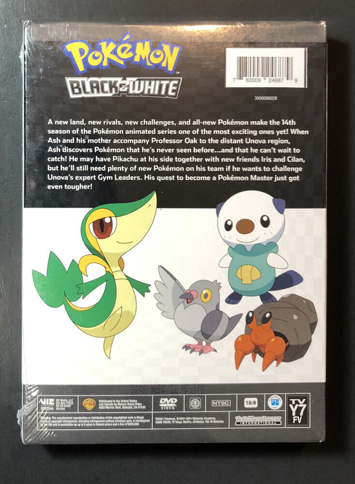 Pokemon Black & White [ The Complete Season ] (DVD) NEW 782009246879