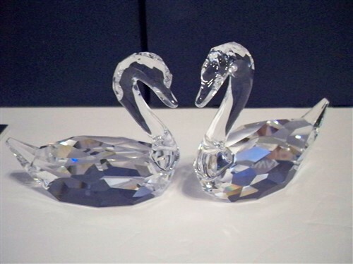 SWAROVSKI FLIRTING SWANS 837154 NIB COA | eBay