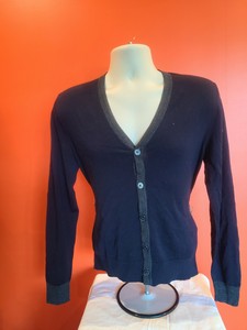 uniqlo navy cardigan