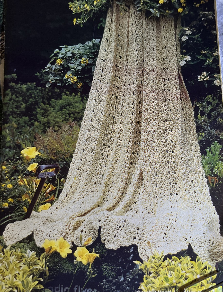 Crochet Pattern-Vintage Lace Afghan-Pattern Only~Buy Pattern See