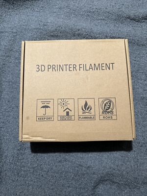 3D Printer Filament 1.75 Carbon Fiber PETG Black USA Seller