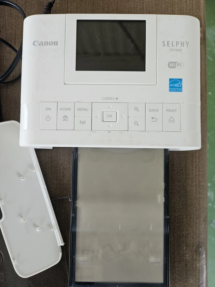 Canon Selphy CP1300 Compact Photo Printer Bundle Extra Paper & Ink Cartridges