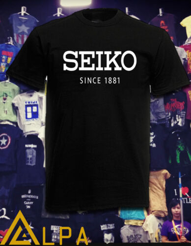 Seiko Since 1881 Logo Watch Company Black/White Unisex | eBay